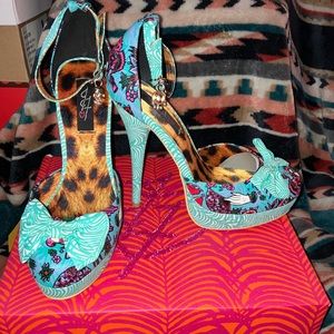 Iron Fist Loco Koko Turquoise Platforms